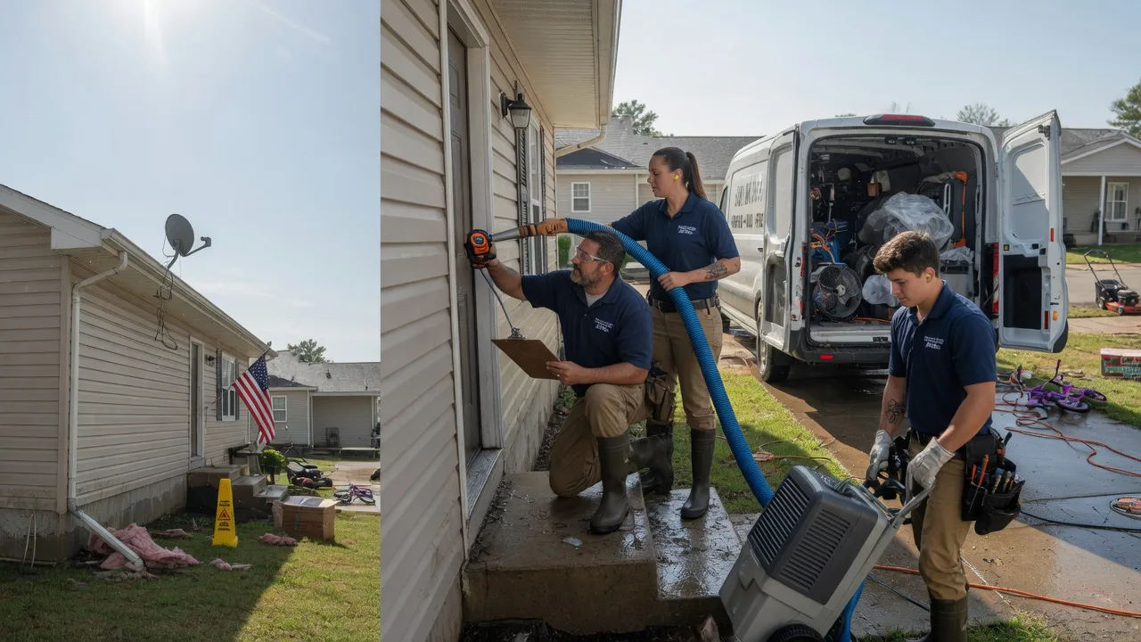 Ceiling Water Damage Restoration in Chatham, MS near me